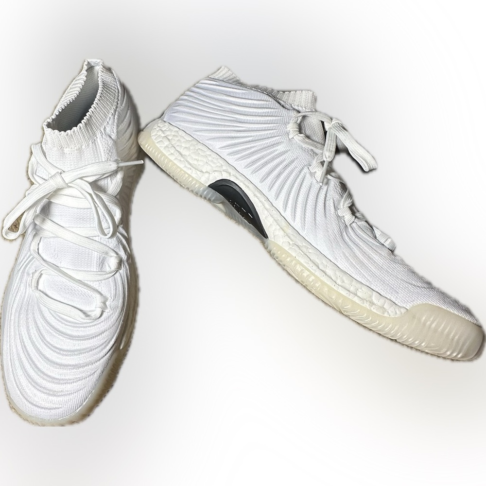 Adidas Crazy Explosive 2017 Primeknit Anti Slip Men’s White MidTop Size 14 NWOT - Picture 3 of 10